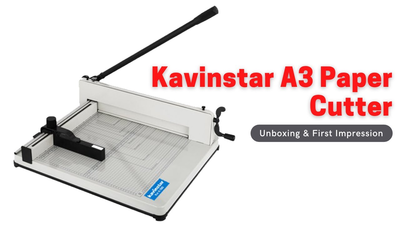 Kavinstar A3 Paper Cutter KVR- A 200 Unboxing and Review