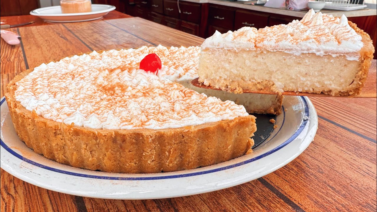 Tarta de arroz con leche/ SIN HORNO 👌🏻😋🤤