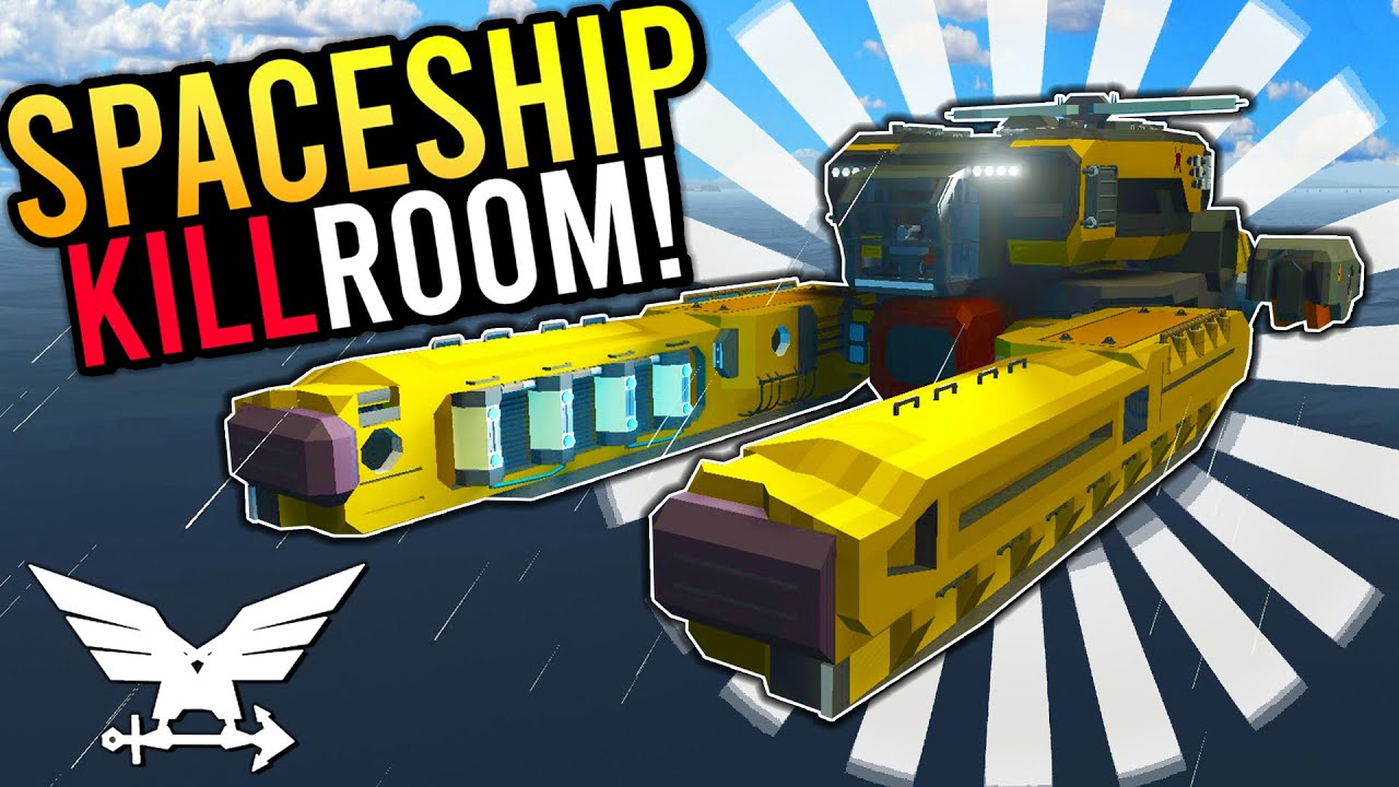 Spaceship Has A Prisoner KILL ROOM!  -  Stormworks Gameplay