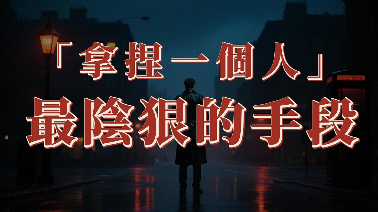 心軟勿看，拿捏住一個人最陰狠的手段就是...