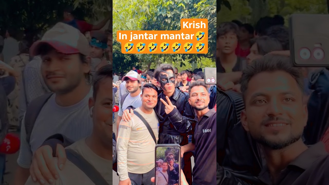 krish in jantar mantar🤣|Cjp protest#viral video |Delhi patna bihar#funny#protest#cjp#genz#dance