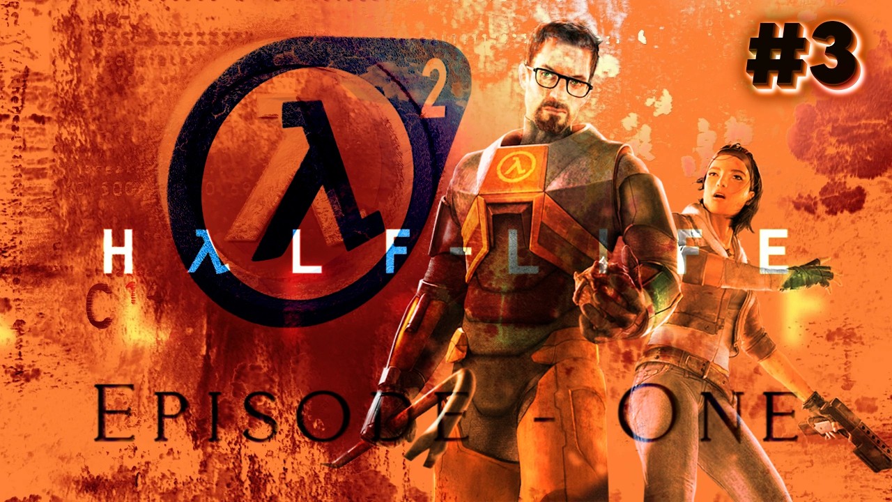 👨🏻‍🔬HL2 ep1 — ФИНАЛ. Убегаю от Страйдера и на поезде с Аликс валим из города. Конец ep1 #3👨🏻‍🔬