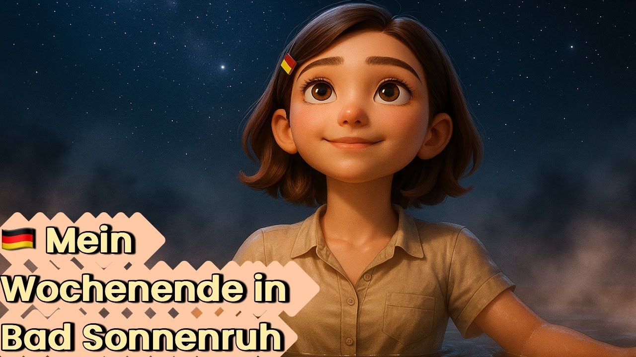 🏠 🇩🇪 Mein Wochenende in Bad Sonnenruh – A German Spa Town Story for A1-A2 Learners