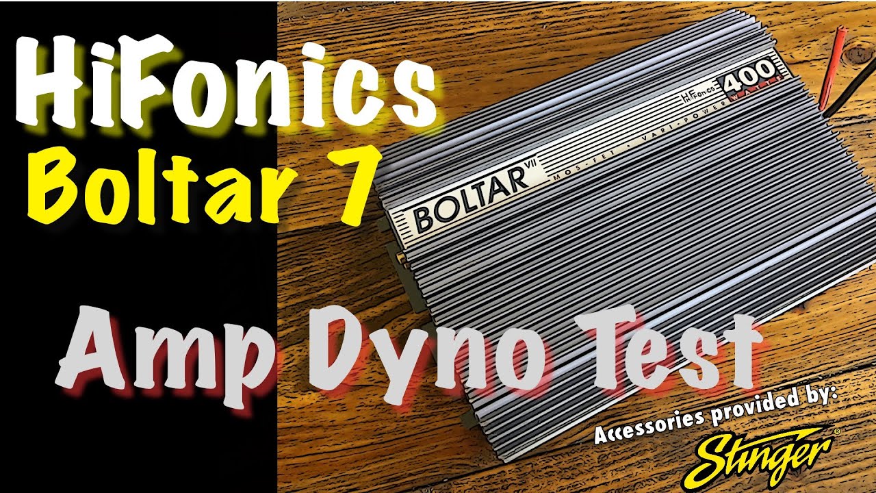 1989 HiFonics Boltar VII Overview and Amp Dyno Test