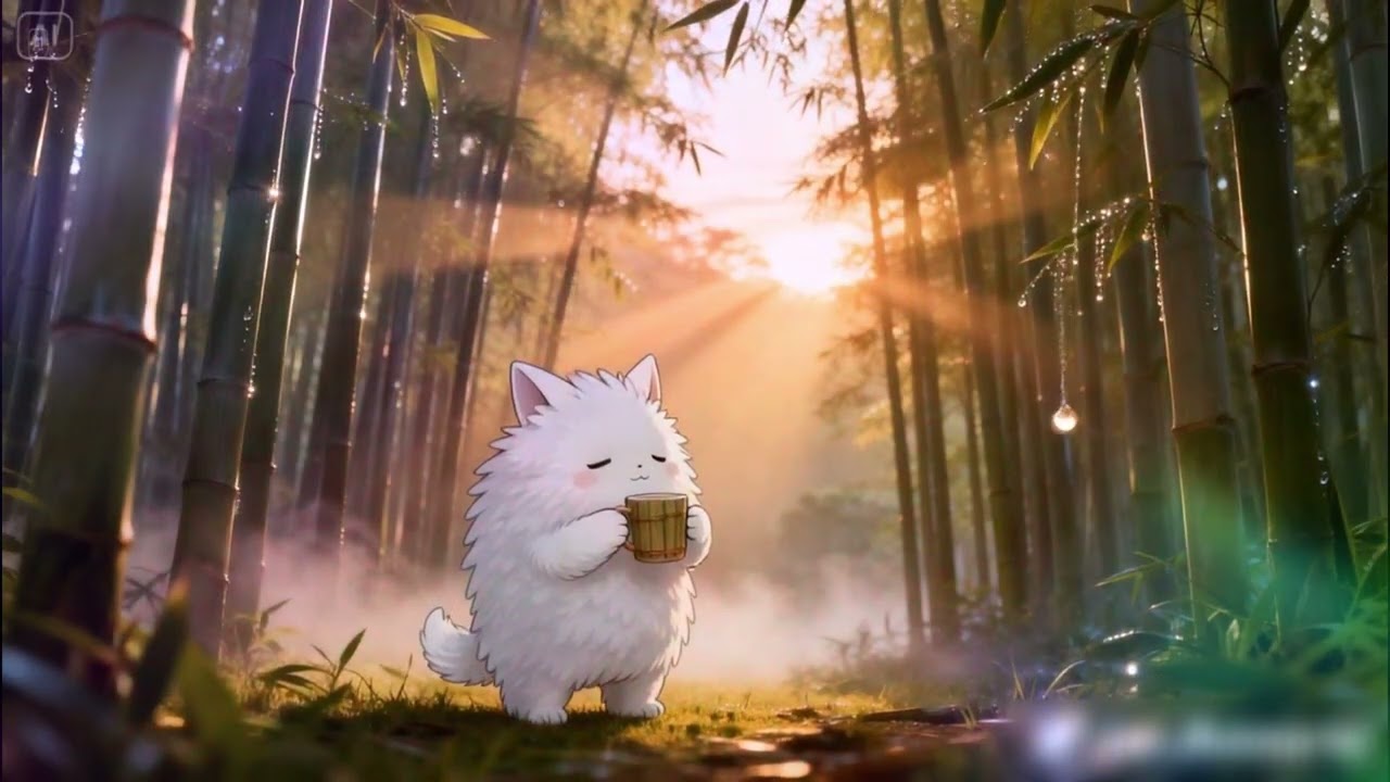 Bamboo Dawn Song | Folk Healing Ambient with Bamboo Flute & Humming