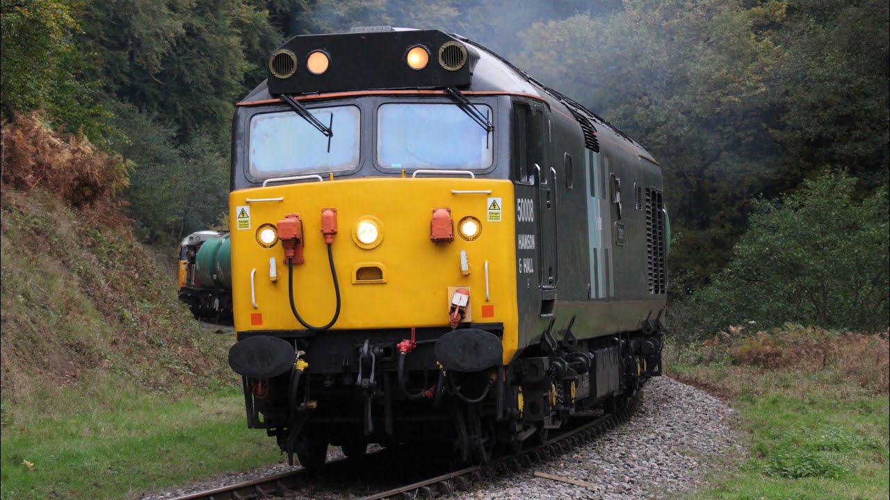 50008 ‘Thunderer’ & 50021 ‘Rodney’ TnT on Tanks at the Dean Forest Railway - 18/10/2025