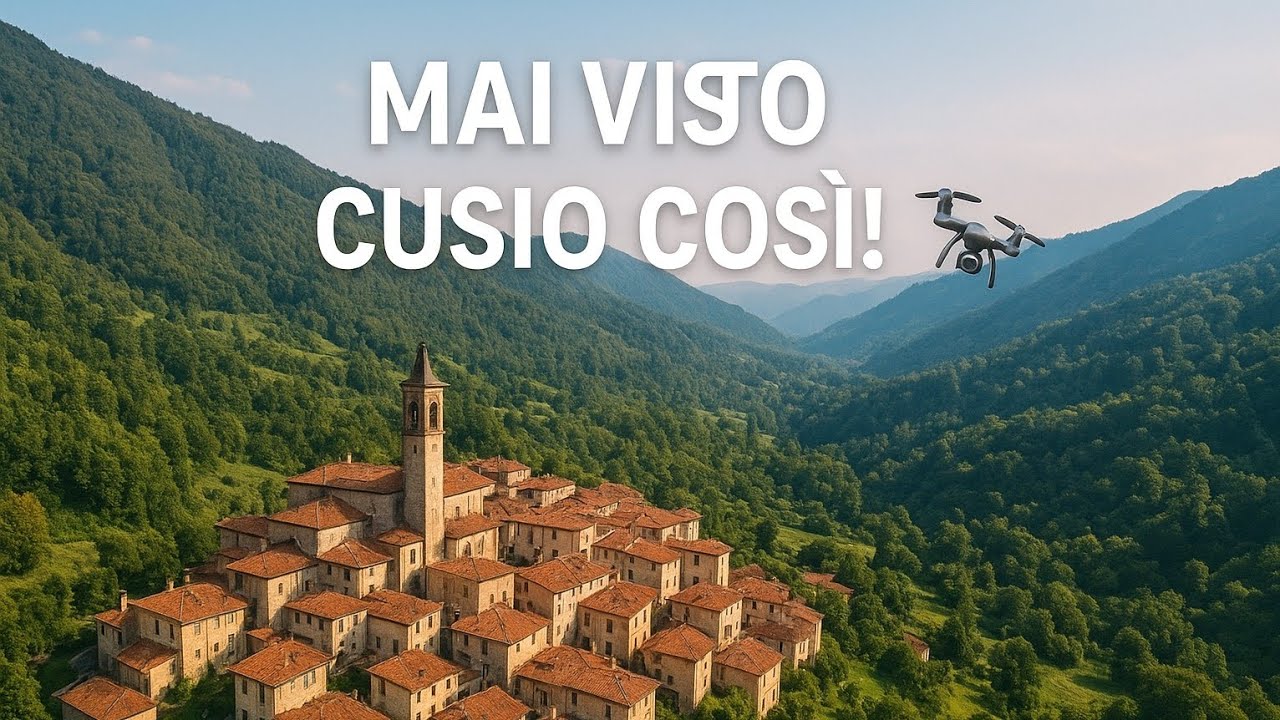 🚐✨ Volo con Drone su Cusio (Bergamo) &ndash; Paesaggio da Sogno! 🌄🇮🇹