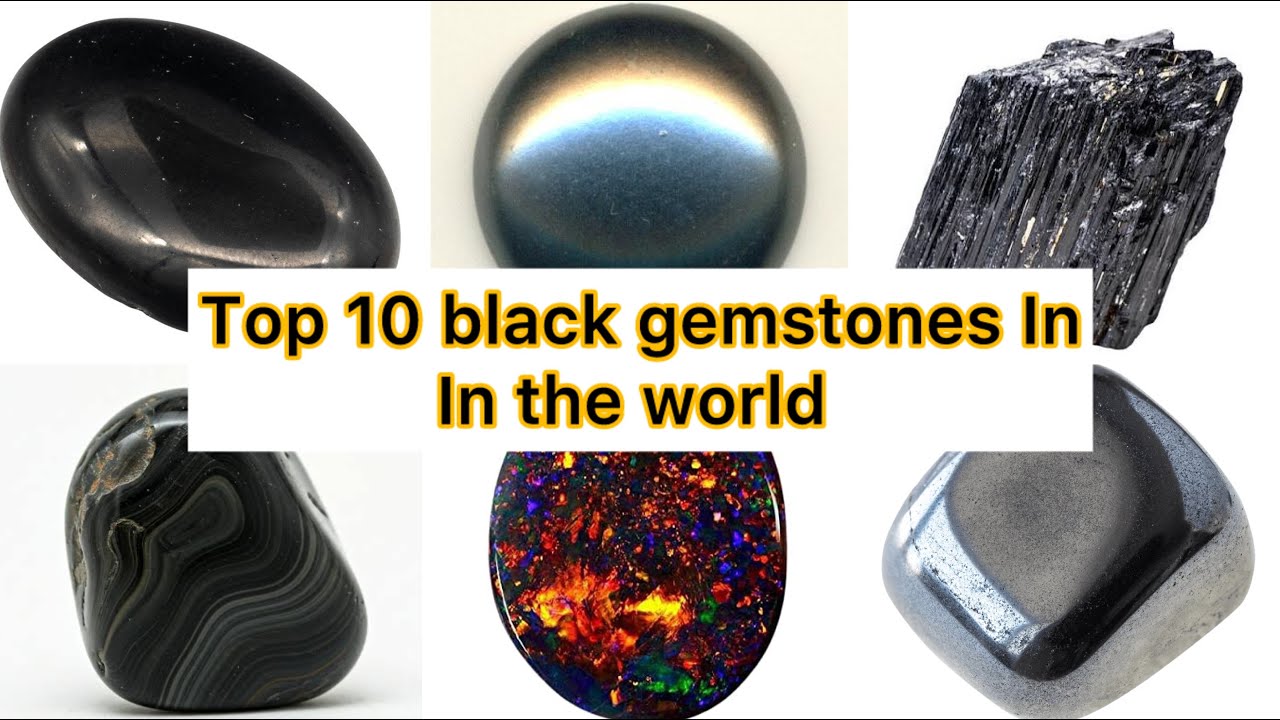 Top 10 black gemstones in the world | Black gems ranked | HDB TV