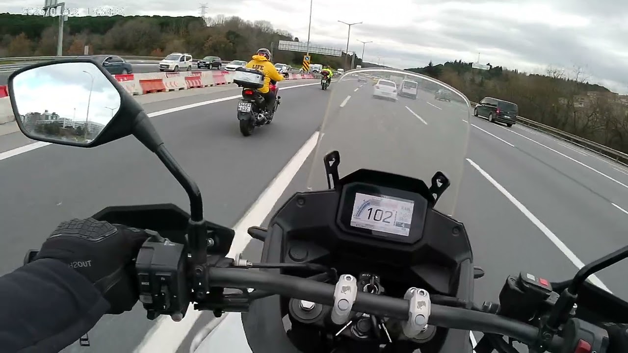 4.Levent-FSM-Kadıköy motosiklet ile #transalp750 