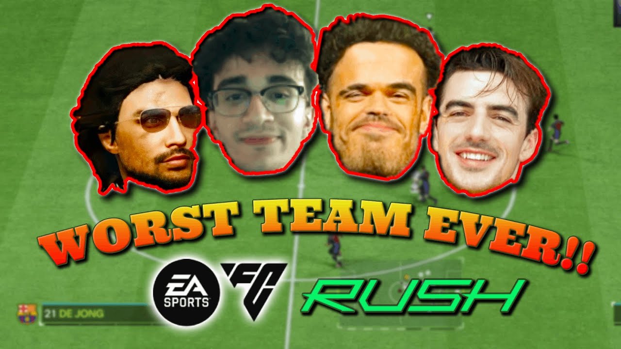 WORST FC TEAM EVER! Omie, Buddha, Zetark and MasonShortland Play The New EAFC 25 RUSH Mode and..⚽😂