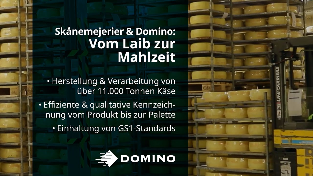 Molkereiproduzent Skånemejerier setzt auf nachhaltige Kennzeichnungslösungen | Domino Deutschland