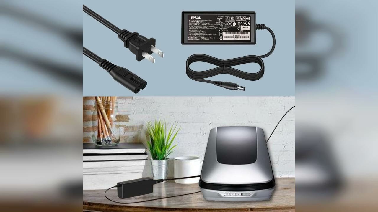 Review: Power Supply Fit for Epson Perfection Scanner V500 V600 V700 V800, 24V AC Adapter for ...