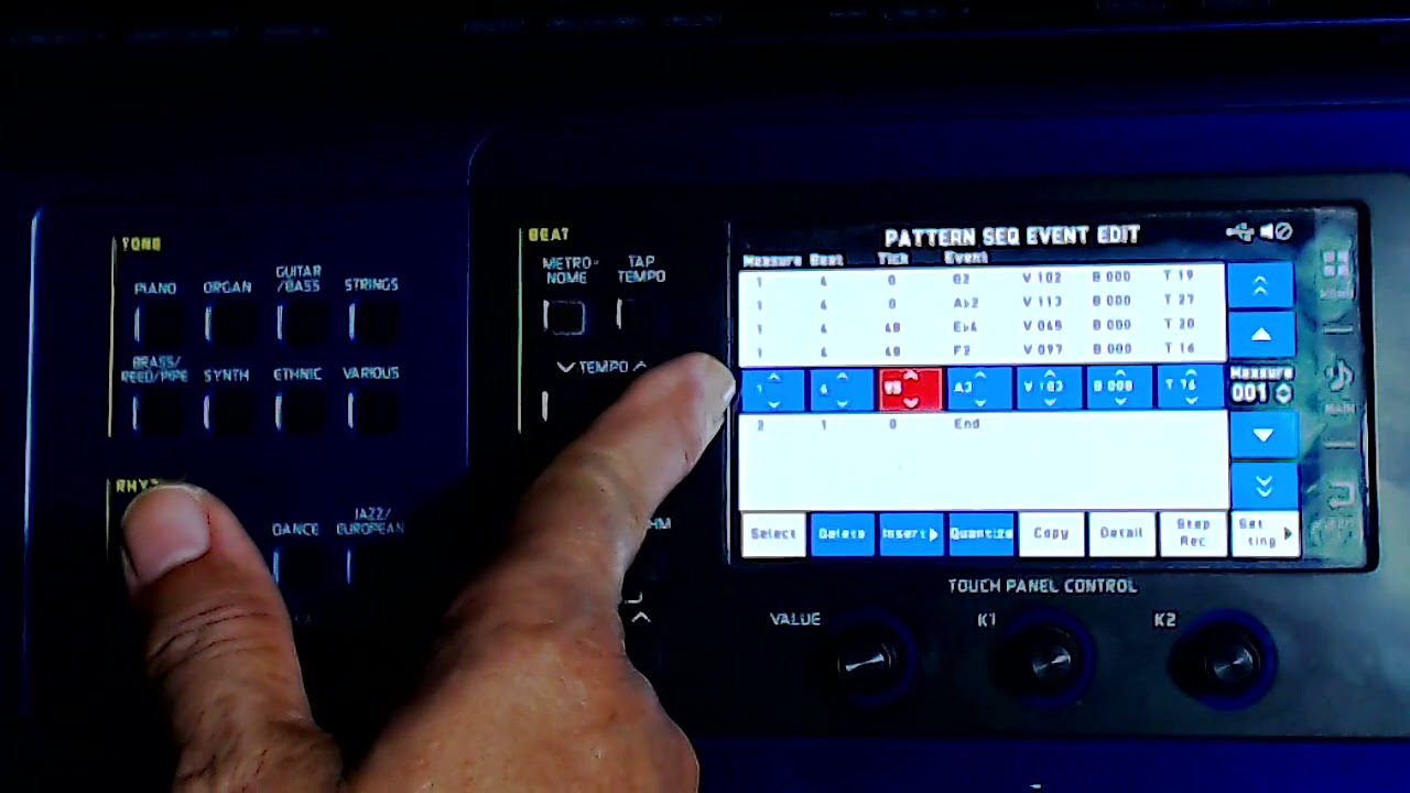 MZX 500 CASIO (Copiando variações para fill e intro )