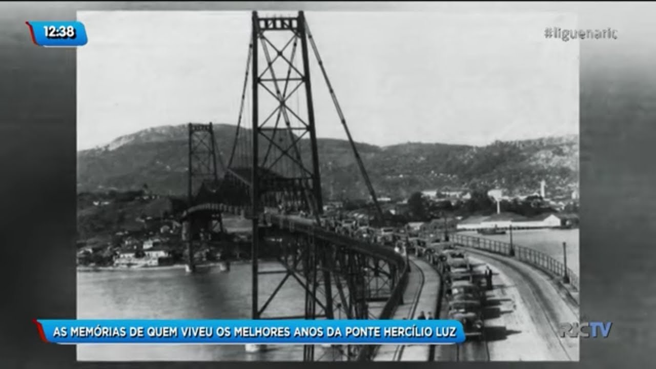 As memórias de quem viveu os melhores anos da Ponte Hercílio Luz, em Florianópolis