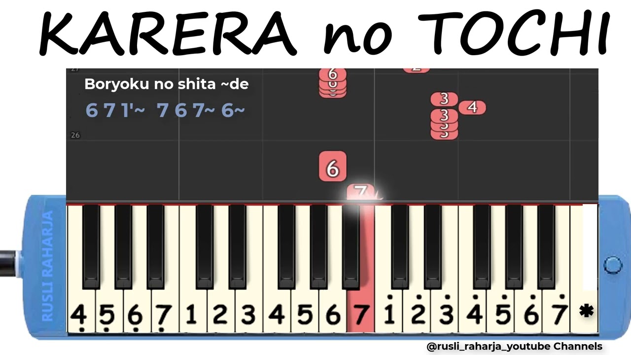 KARERA NO TOCHI _Bertahta di atas tanah mereka_DJ_Luka negara not pianika