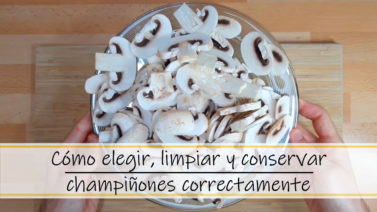 Cómo elegir, limpiar y conservar champiñones correctamente. ¡Consejo Fetén! 👌🐞🤩