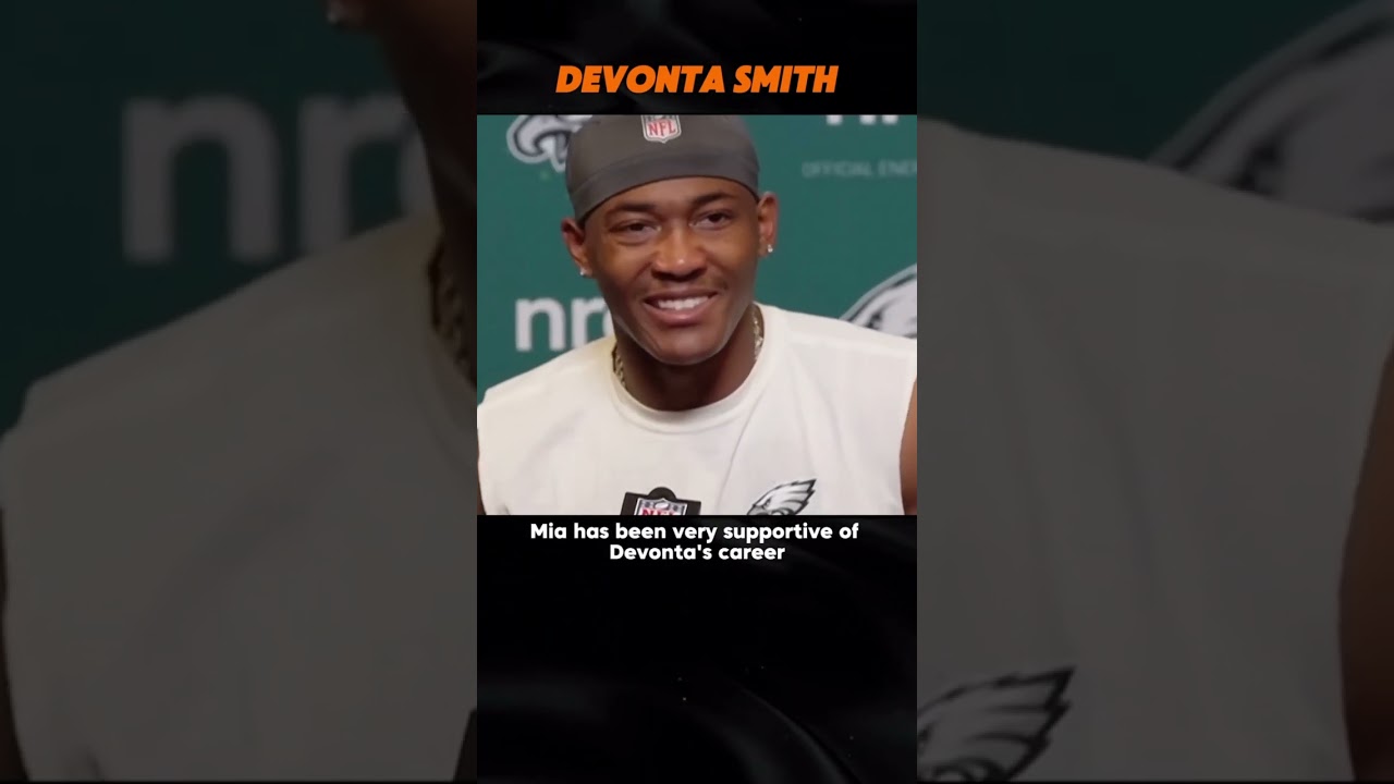 Why is DeVonta Smith so loyal to his fianc&eacute;e #foryou #shortvideo #nfl #college