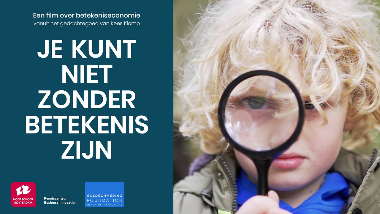 Je kunt niet zonder betekenis zijn