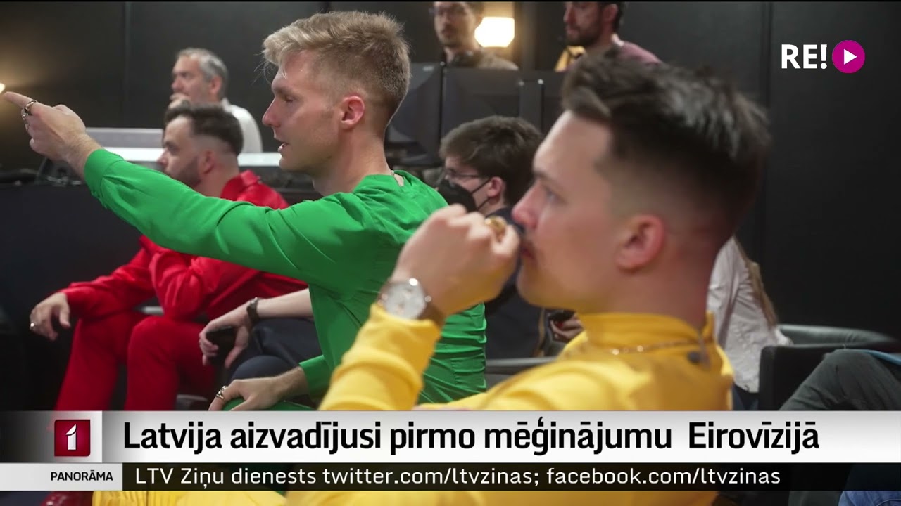 Latvija aizvadījusi pirmo mēģinājumu  Eirovīzijā
