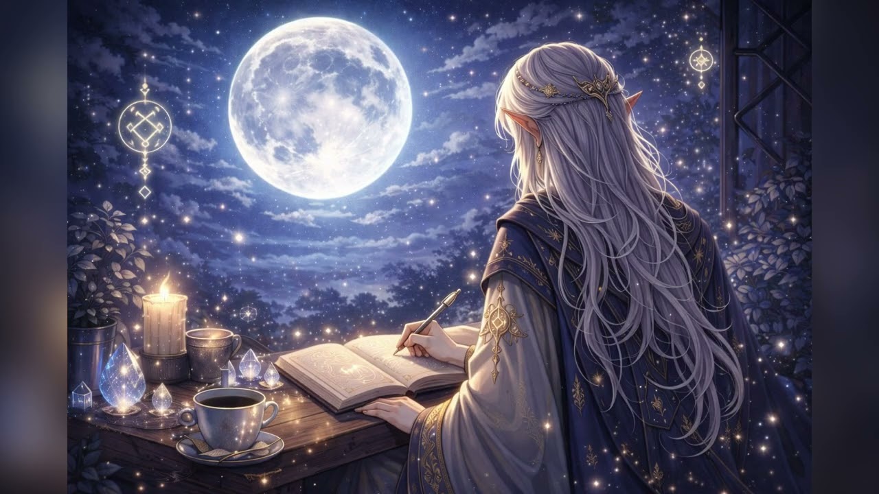 Full Moon Spiritual Chill Lofi for Calm Focus, Reflection, and Release