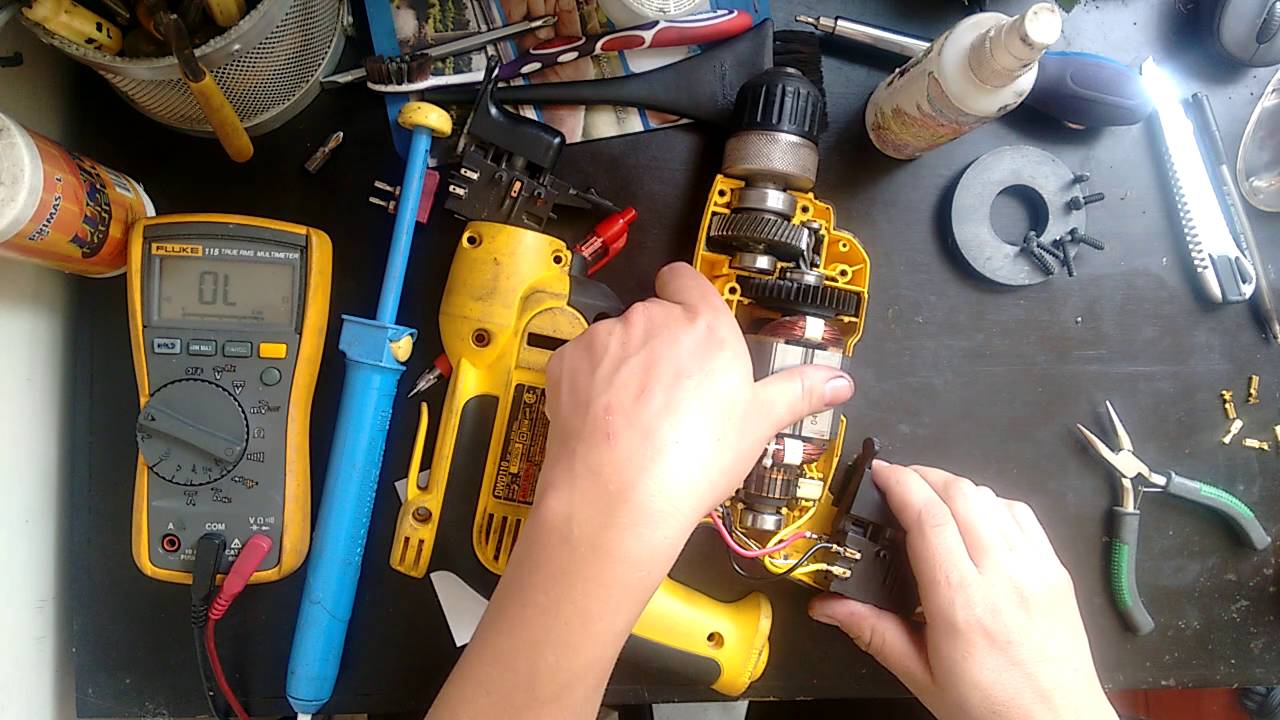 Taladro - Cambio del switch de un taladro parte 2 (práctica)