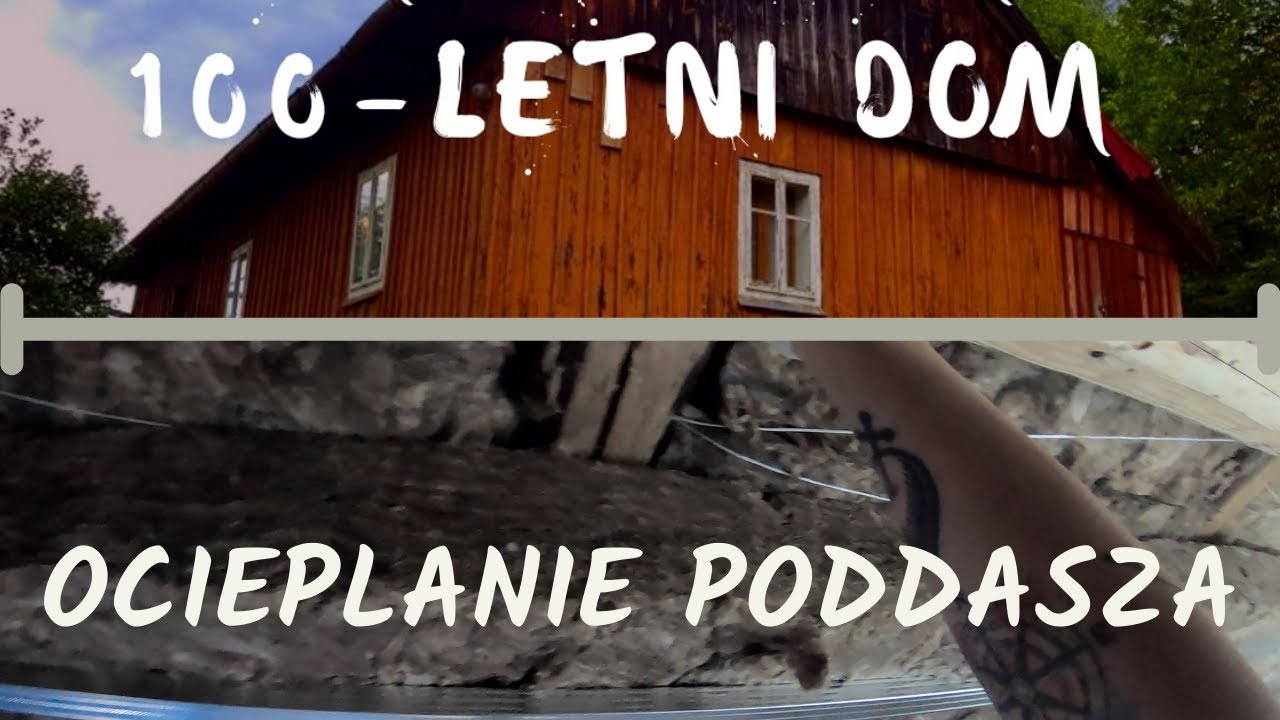 Zobacz jak poradziłem sobie z ociepleniem - Ocieplanie poddasza wełną w starym domu z bala.