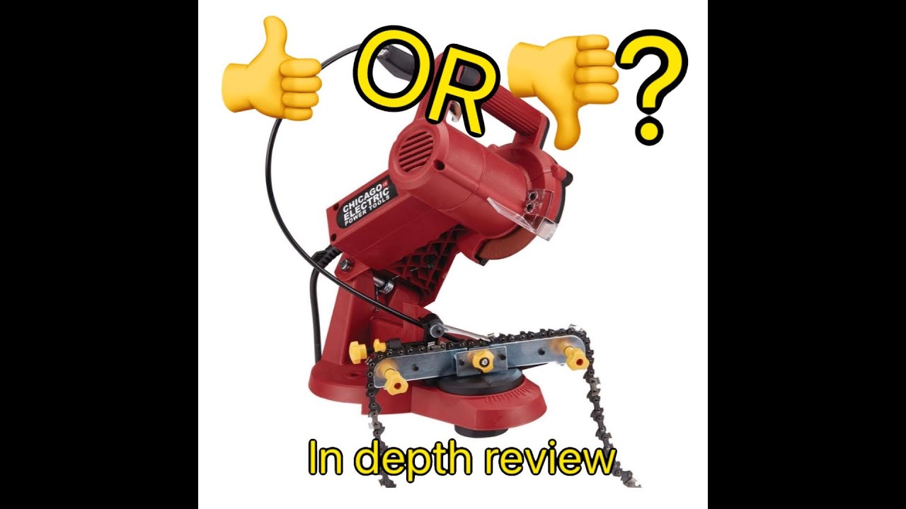 Harbor Freight Chain saw sharpener review and modification
