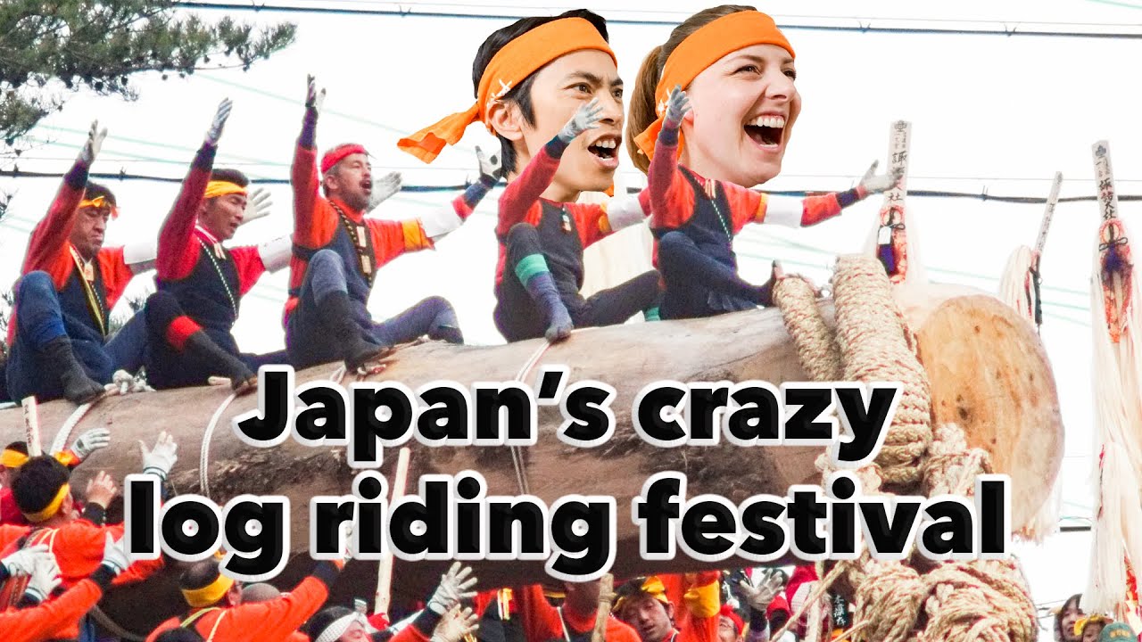 Japan's Craziest Festival (Onbashira Log Riding 御柱祭 2016)