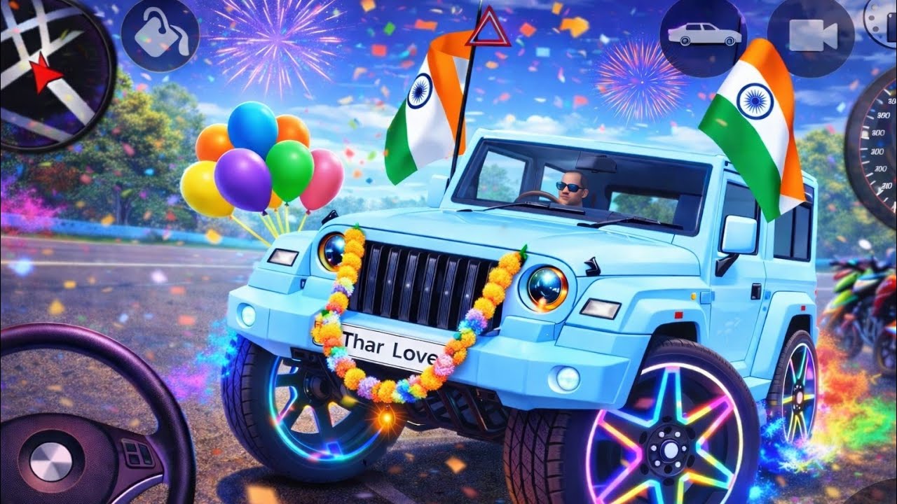 Modified Mahindra Thar Car Games: Indian Cars (Gadi Wala Game) - Car Game Android Gameplay 2026