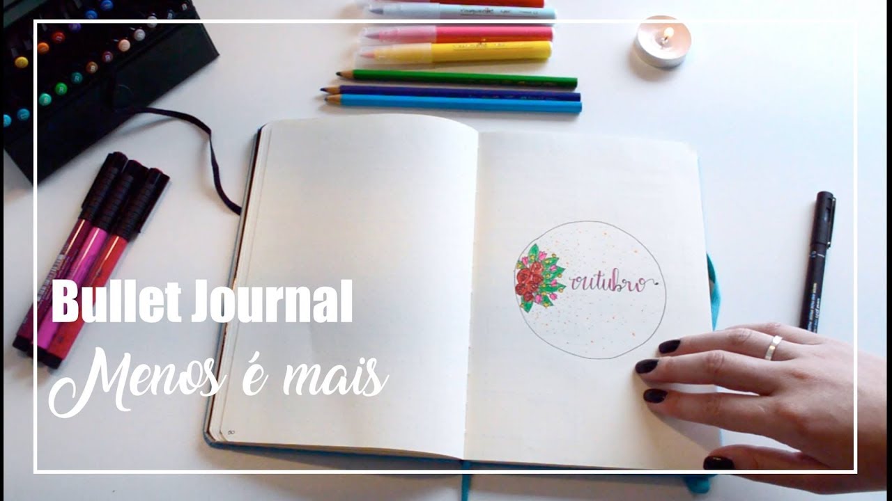 TOUR pelo meu Bullet Journal Minimalista 2017 | Vi Schefer