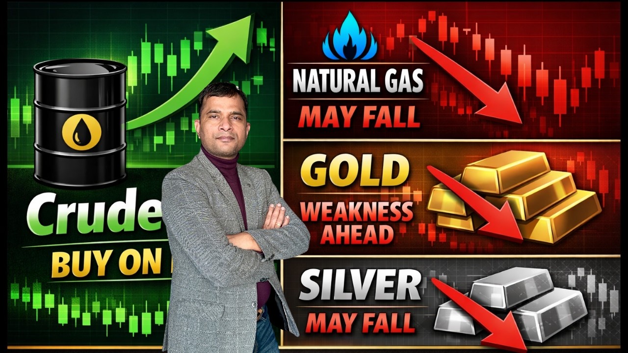 Crude Oil, Natural Gas, Gold & Silver Analysis | गलती मत करना | Buy, Sell & Wait ? Detail देखो खुद
