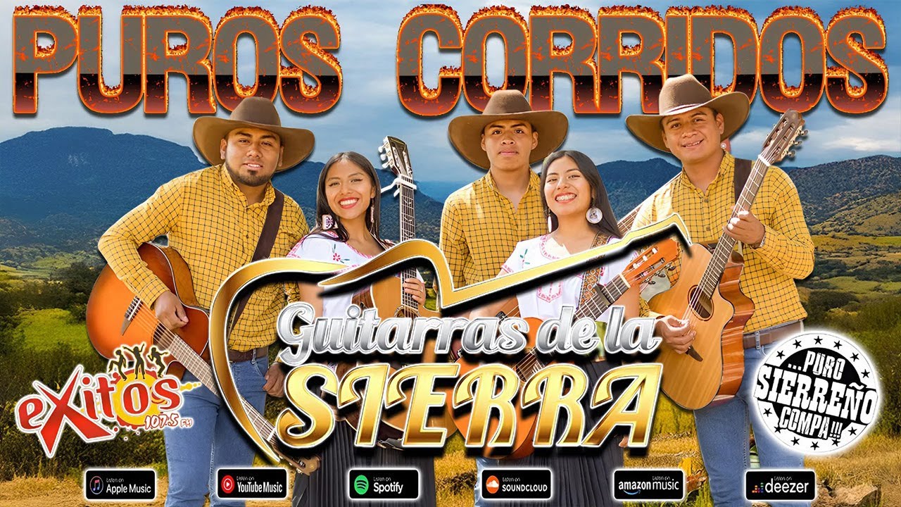 Las Mejores Guitarras de la Sierra 🎸 Puros Corridos y Rancheras Viejitas