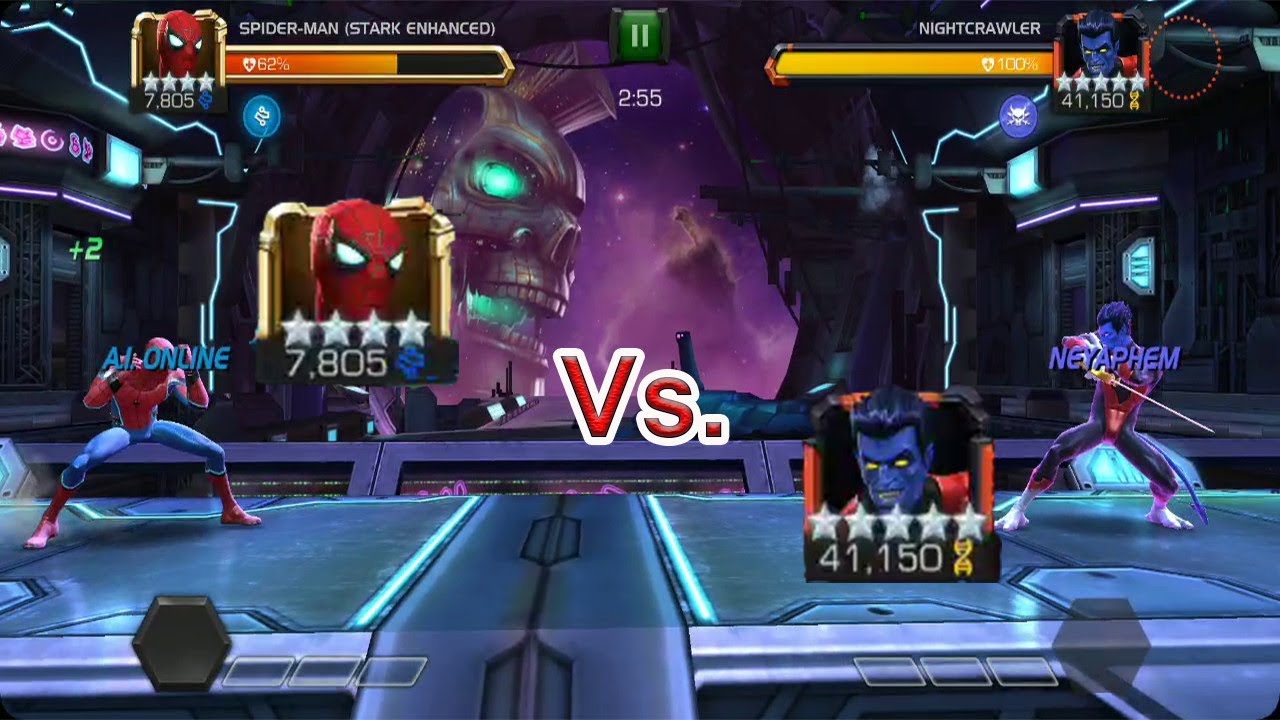 HOW TO SWITCH EASILY  NIGHTCRAWLER EVADE MODE marvel contest of champion