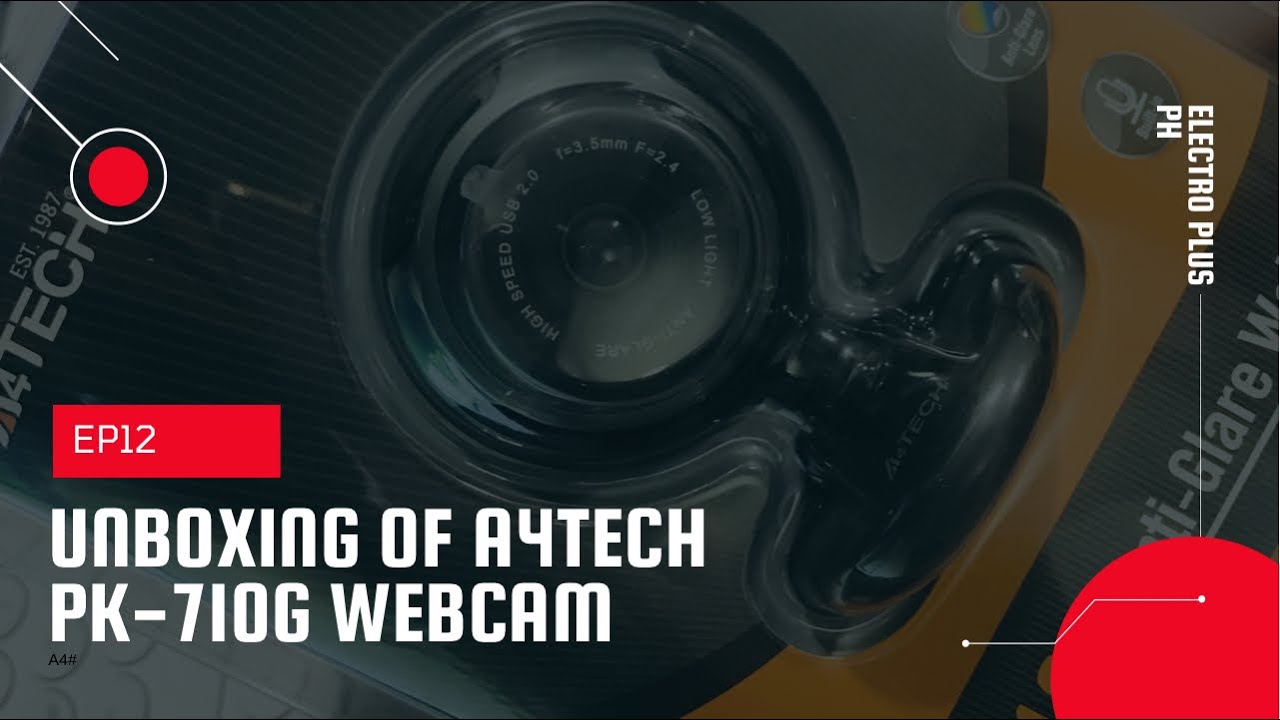 UNBOXING & TESTING | A4Tech PK-710G 480P Webcam - An affordable good quality webcam!