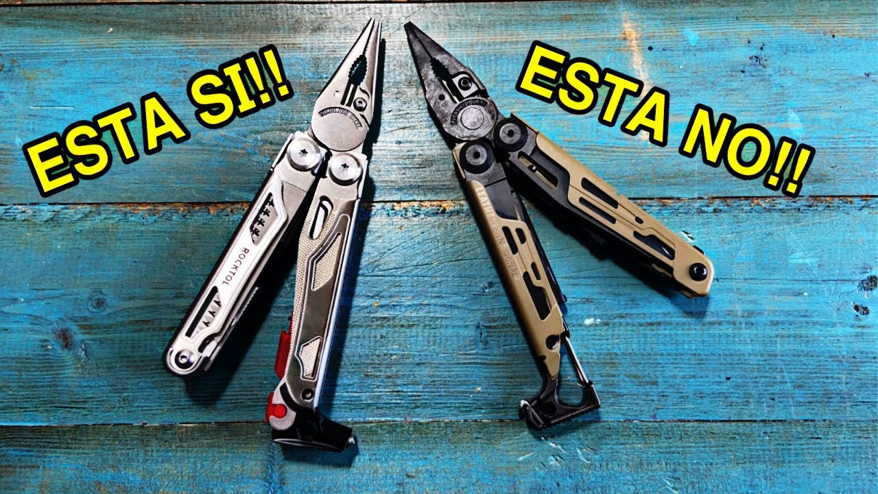 Una de esta MULTIHERRAMIENTAS no es un EDC REAL | Leatherman Signal vs Rocktol SK04