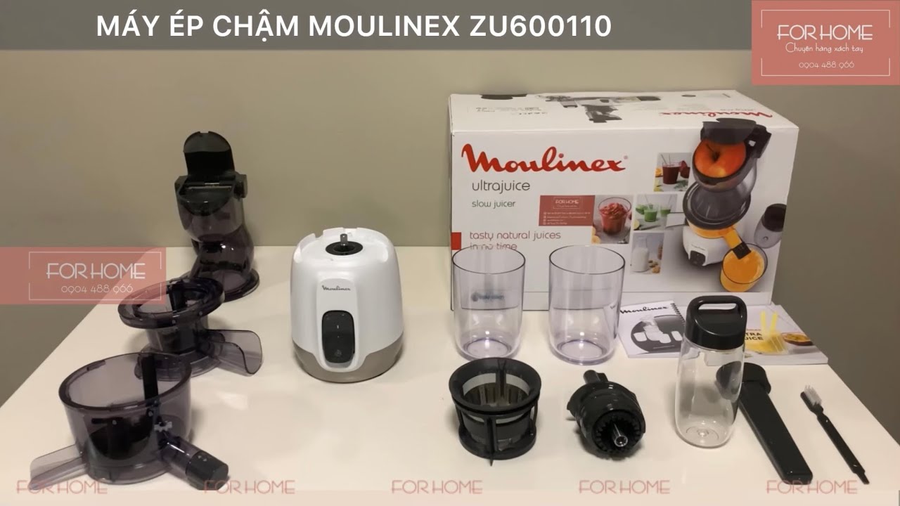 [ForHome] Máy ép chậm Moulinex ZU600110