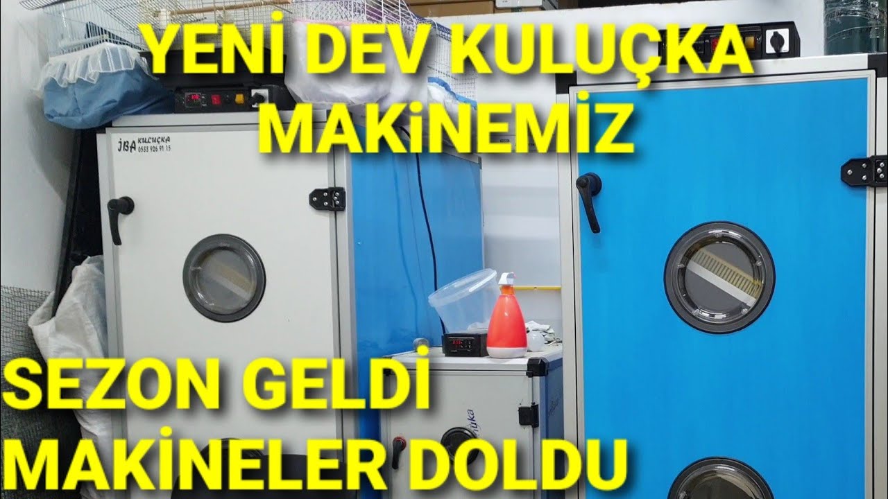 YETİŞEMİYORUZ ! YENİ DEV KULUÇKA MAKİNELERİ ALDIK (İBA KULUÇKA)
