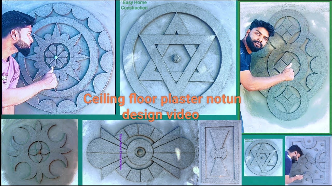 Ceiling floor plaster notun design video 👌...