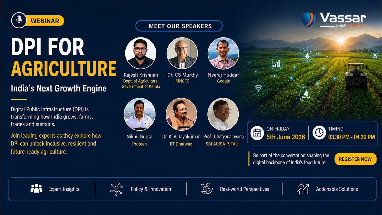Webinar: Digital Public Infrastructure for Agriculture  India&rsquo;s Next Growth Engine