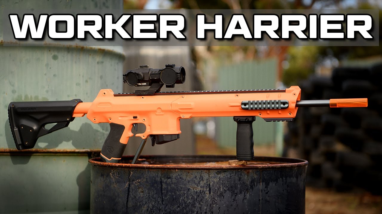 Worker Harrier: 300fps Best In Class Pro Nerf Sniper!