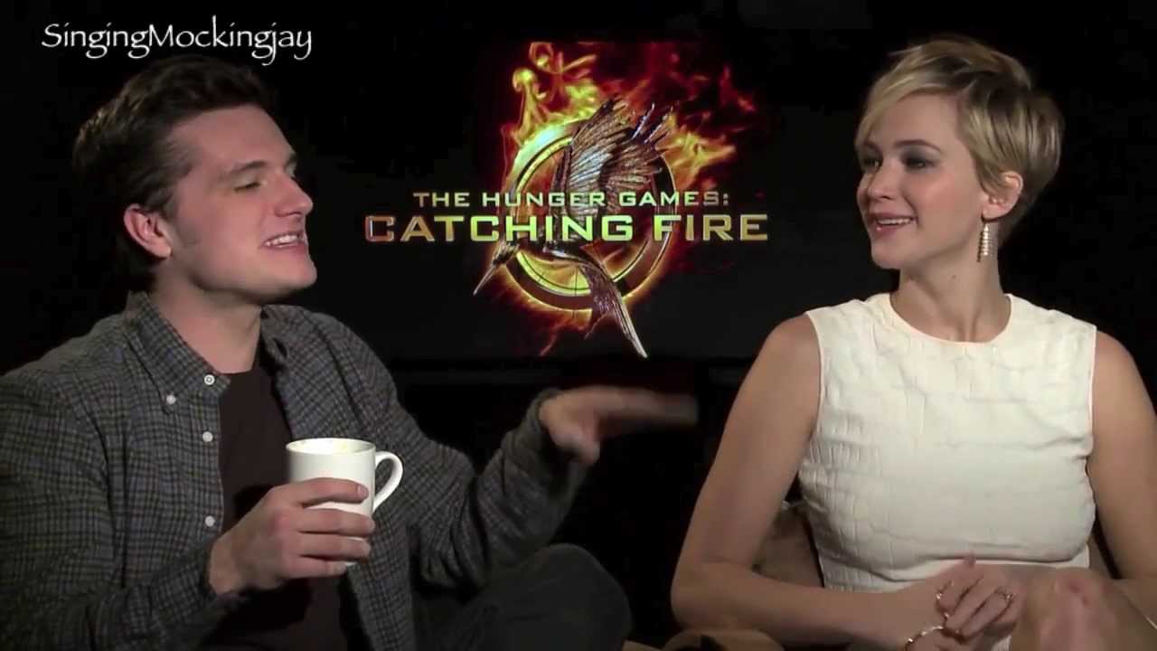 Funny moments part 2 with Jennifer Lawrence & Josh Hutcherson