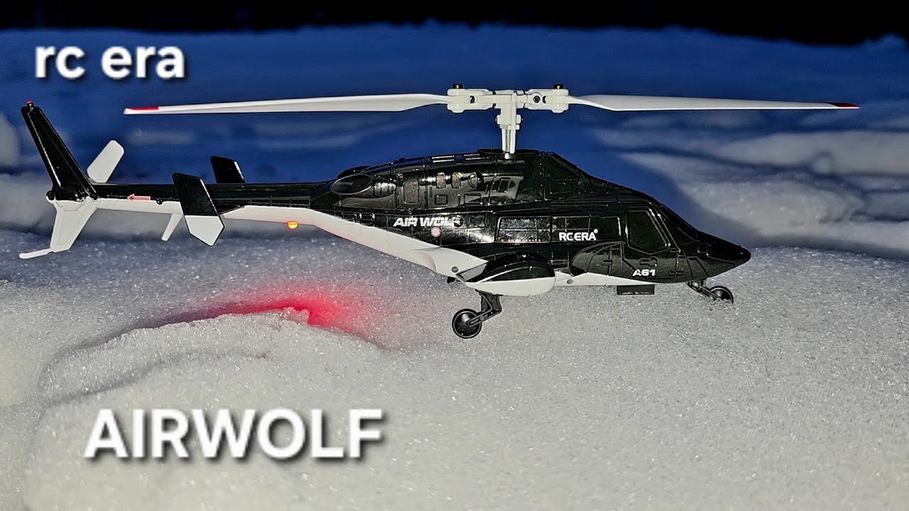 rc era AIRWOLF in the snow ❄️ 