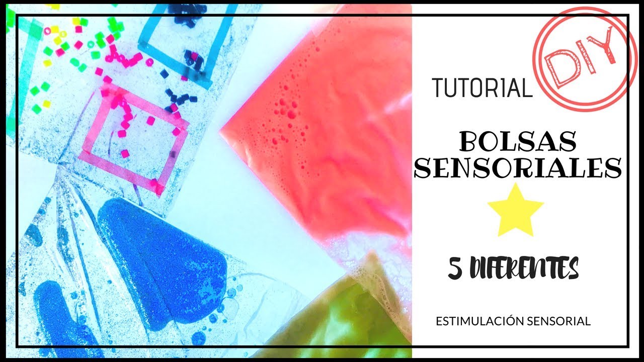 ⭐️5 BOLSAS SENSORIALES⭐️- {Estimulación sensorial en casa}