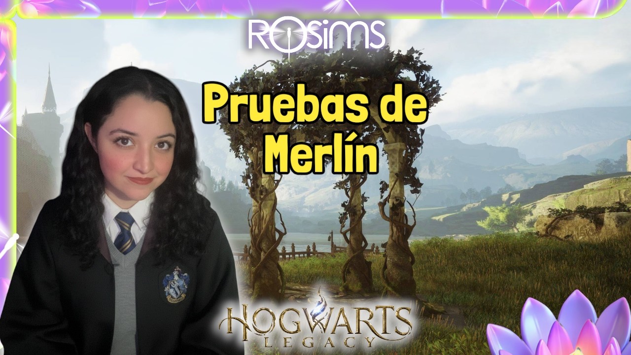 ¡PRUEBAS DE MERLIN! ✨ ¿Lograremos pasarlas todas? en Hogwarts Legacy | RoSims