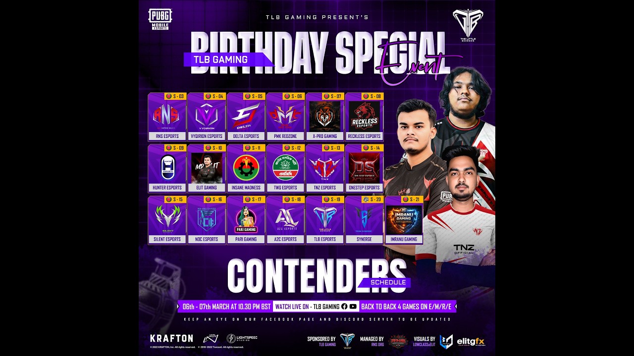 TLB GAMING BIRTHDAY SPECIAL PHASE GRAND FINAL DAY 2