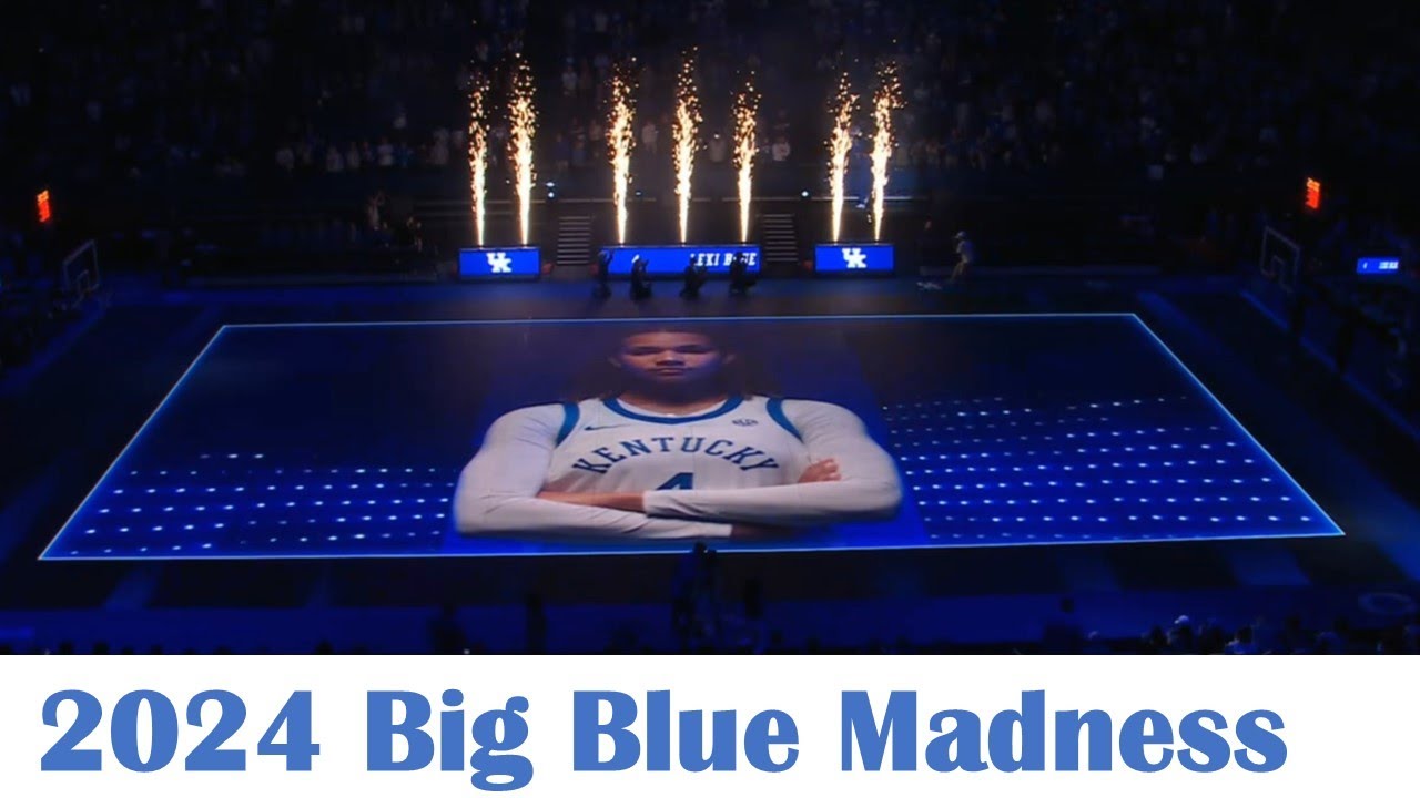 Kentucky Women Basketball Players and Coach Introduction, 2024 Big Blue Madness