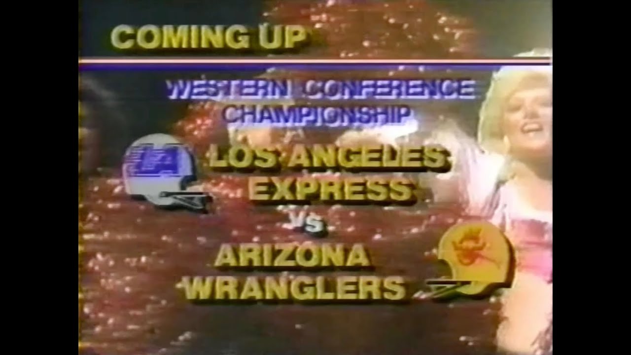 USFL L.A. Express @ Arizona Wranglers, Conf. Champ. , Jul. 7, 1984