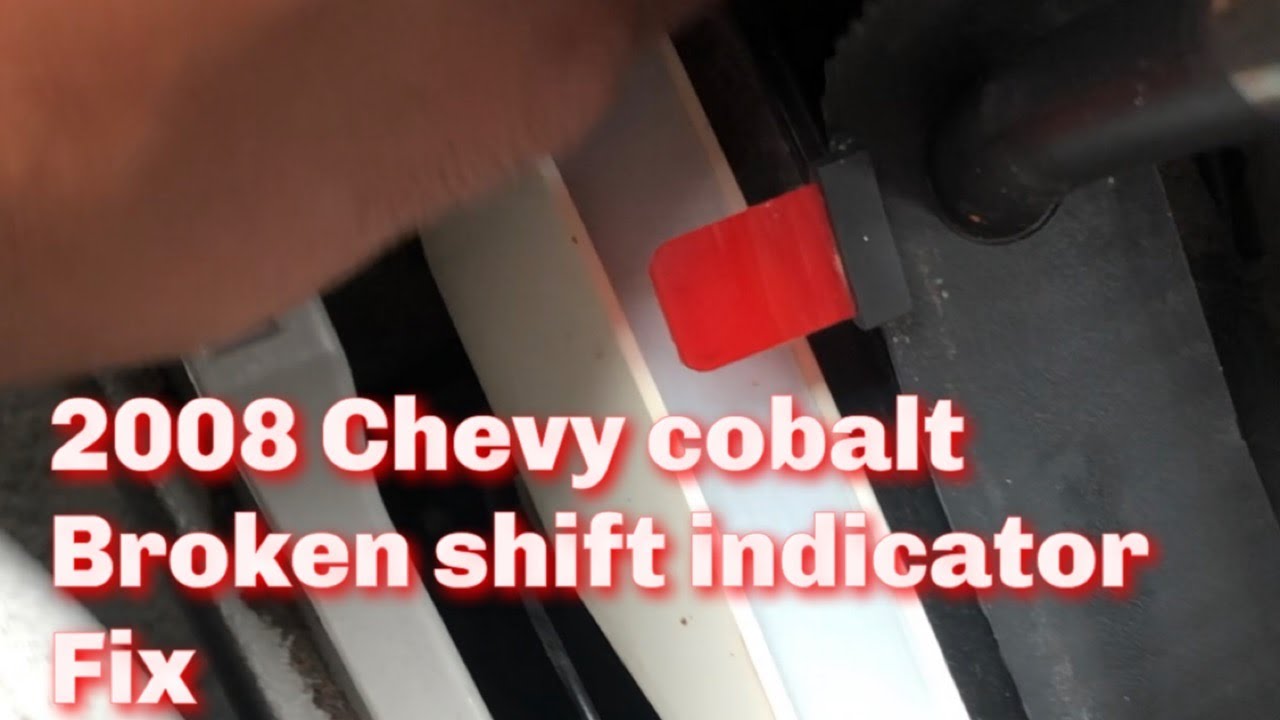 Ремонт указателя переключения передач на Chevrolet Cobalt — сломанный и грязный. Снятие ручки пер...