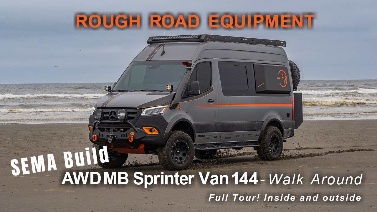 Show Mercedes SEMA AWD Sprinter Van Walkaround by  Rough Road Equipment