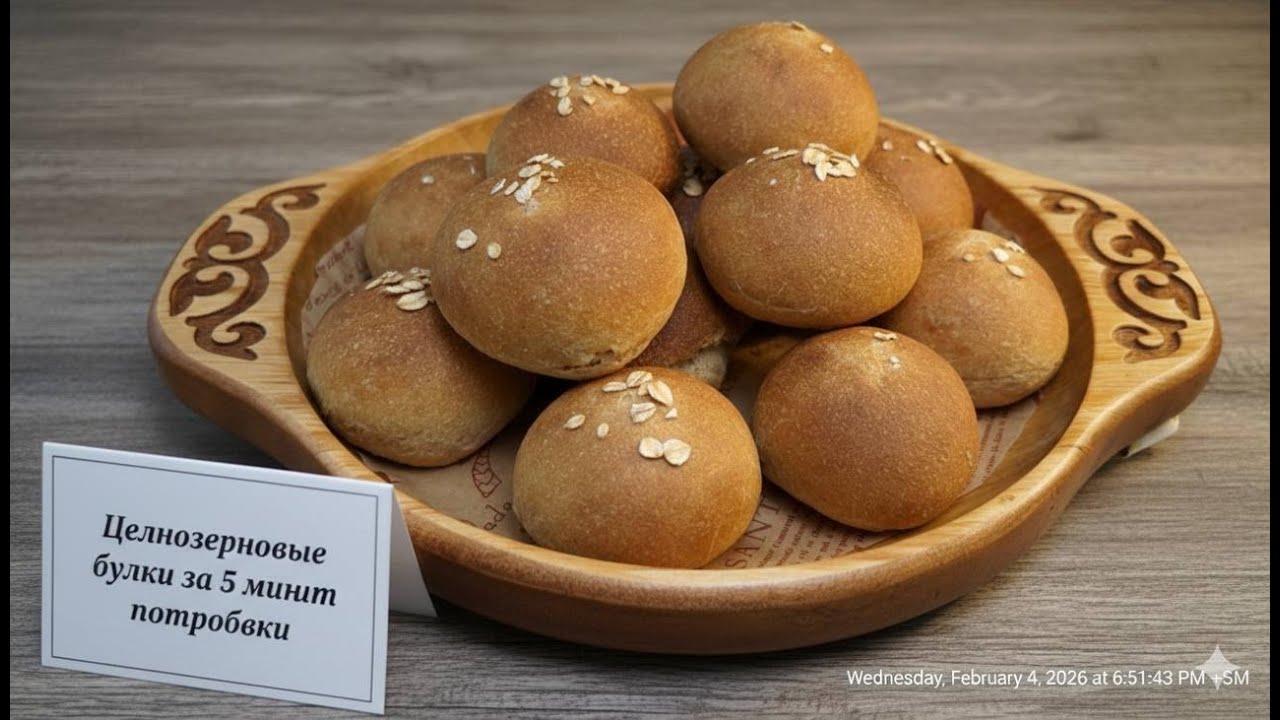 Они пушистые, как облако! Секрет идеального теста из цельнозерновой муки